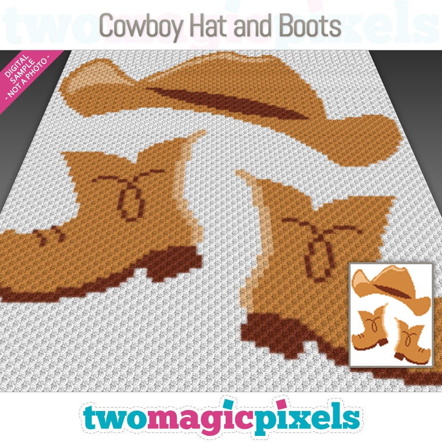 26 Cowboy Hat Crochet Patterns for Western-Inspired Hats, Miniatures, and Giftable Makes 5 Cowboy Hat and Boots Crochet