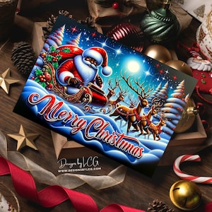 African American Greeting Cards, Melanin Greeting Cards, Black Christmas Cards, Christmas Cards for Black Women,  Black Girl Christmas Cards