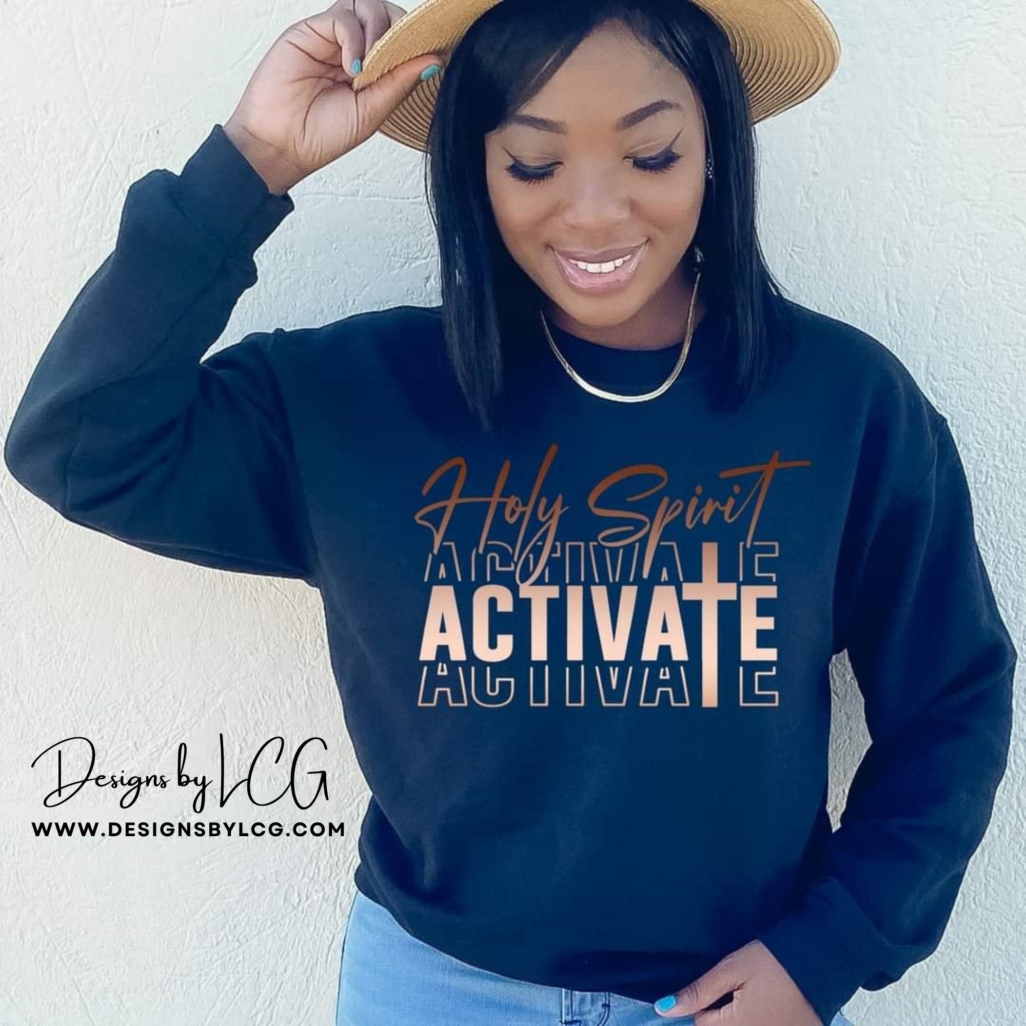 Holy Spirit Activate Sweatshirt Inspirational Sweatshirt - Etsy