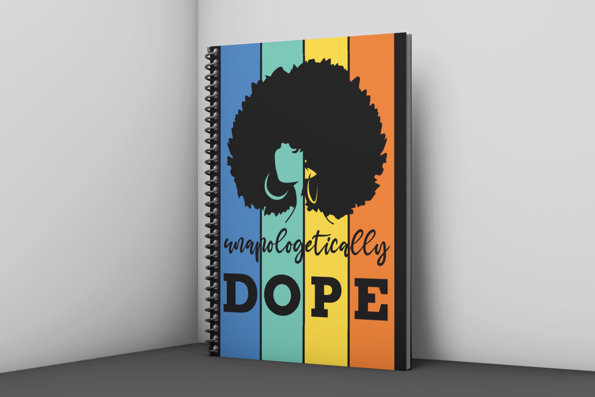 African American Journal, Afro Notebook, Black Girl Magic Notebook ...