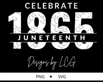 Vier Juneteenth SVG, Juneteenth PNG, Juneteenth, Black History, Melanin, Juneteenth Shirt Png, 1865, zwarte cultuur gesneden bestand