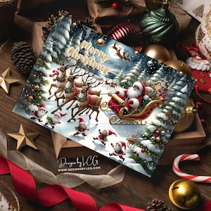 African American Greeting Cards, Melanin Greeting Cards, Black Christmas Cards, Christmas Cards for Black Women,  Black Girl Christmas Cards