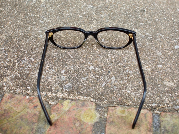 Vintage Viennaline 1960s Cat Eye Eyeglasses Black… - image 6