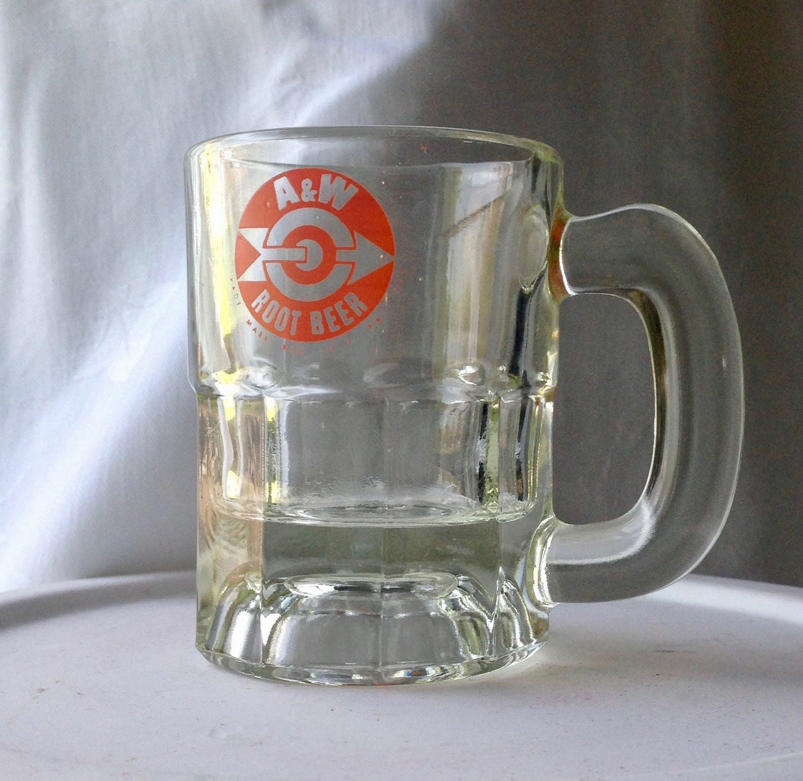 A & W Root Beer Glass Mug 4 Ounce / Children's Mug / Sample Mug / Shot