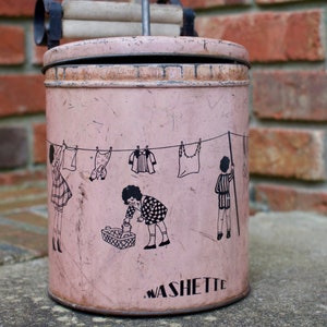 Antique 1930s Toy Wringer Washer Pink Buffalo Toys Clothes Washer Wringer