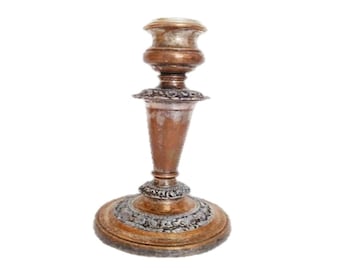 Antique EPNS Candlestick Distress
