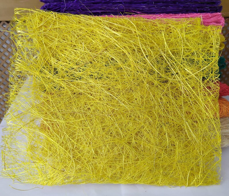 Handmade Abaca Fiber Sheet Craft Supplies 18 inches x 5 yards Etsy