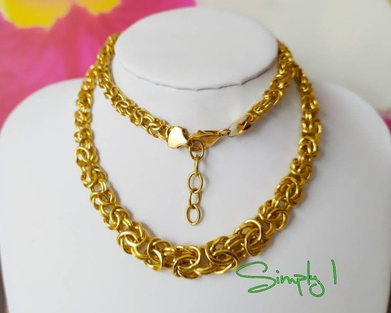 18ct YELLOW GOLD CHAIN END 4mm JEWELLERY MAKING
