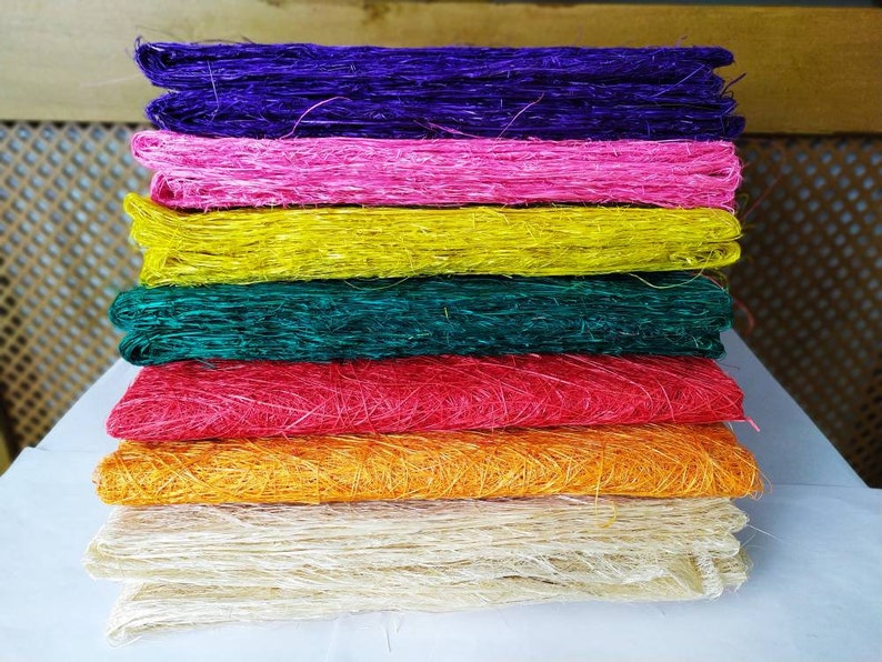 Handmade Abaca Fiber Sheet Craft Supplies 18 inches x 5 yards Etsy