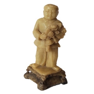 Soapstone Figurine of Mao Zedong (Hua Guofeng)
