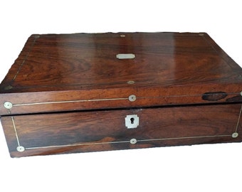 Antique Regency Period Rosewood Writing Slope