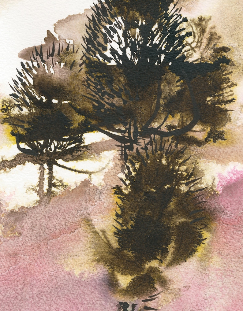 Teasels Watercolour Original/Watercolour Seedheads image 3