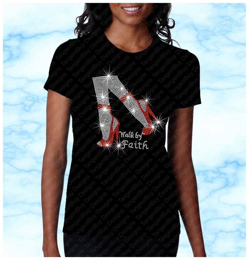 walking by faith t shirt