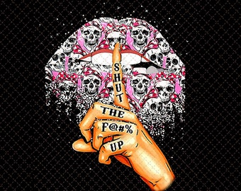 shirt designs Sassy lips svg Shirt designs SVG digital download Shut the fuck up Leopard lips svg Leopard print Shut the F!@# up SVG