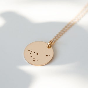 Capricorn Constellation Necklace/ Zodiac Necklace/ Celestial Jewelry/ Gift For Her
