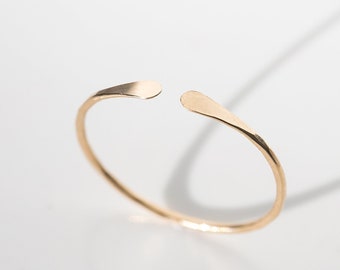 Open Ring/ Spacer Ring 14K Gold Filled/ Recycled Sterling Silver/ Rose Gold Filled