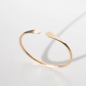 Open Ring/ Spacer Ring 14K Gold Filled/ Recycled Sterling Silver/ Rose Gold Filled
