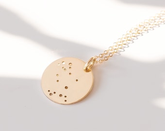 Gemini Constellation Necklace/ Zodiac Necklace/ Celestial Jewelry/ Gift For Her