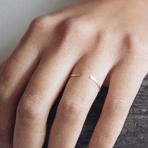 Open Ring 14K Gold Filled Spacer Ring Cuff Ring Gift For Her image 1