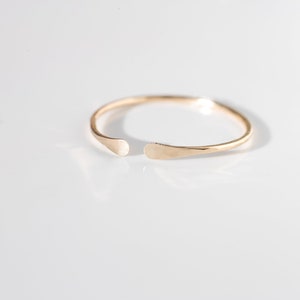 Open Ring 14K Gold Filled Spacer Ring Cuff Ring Gift For Her image 4