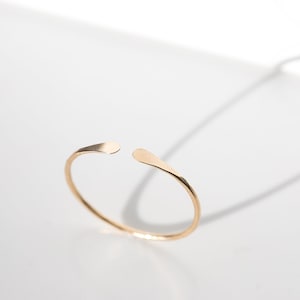Open Ring 14K Gold Filled Spacer Ring Cuff Ring Gift For Her image 2