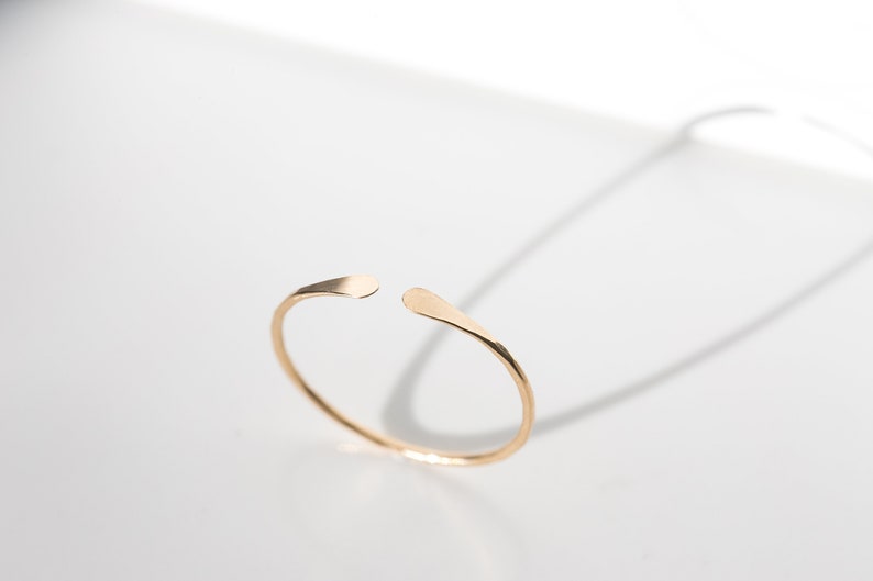 Open Ring 14K Gold Filled Spacer Ring Cuff Ring Gift For Her image 2
