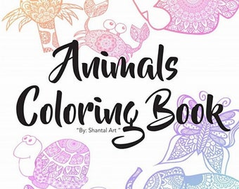 Animals Mandalas Coloring Book
