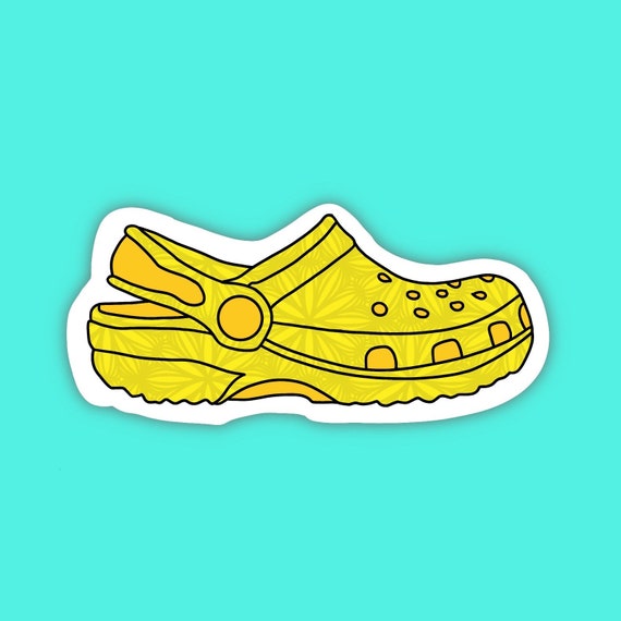 yellow crocs sticker