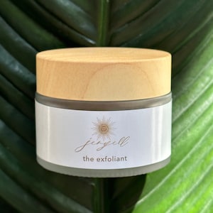 the exfoliant | vegan + organic skin care | renew + brighten + hydrate