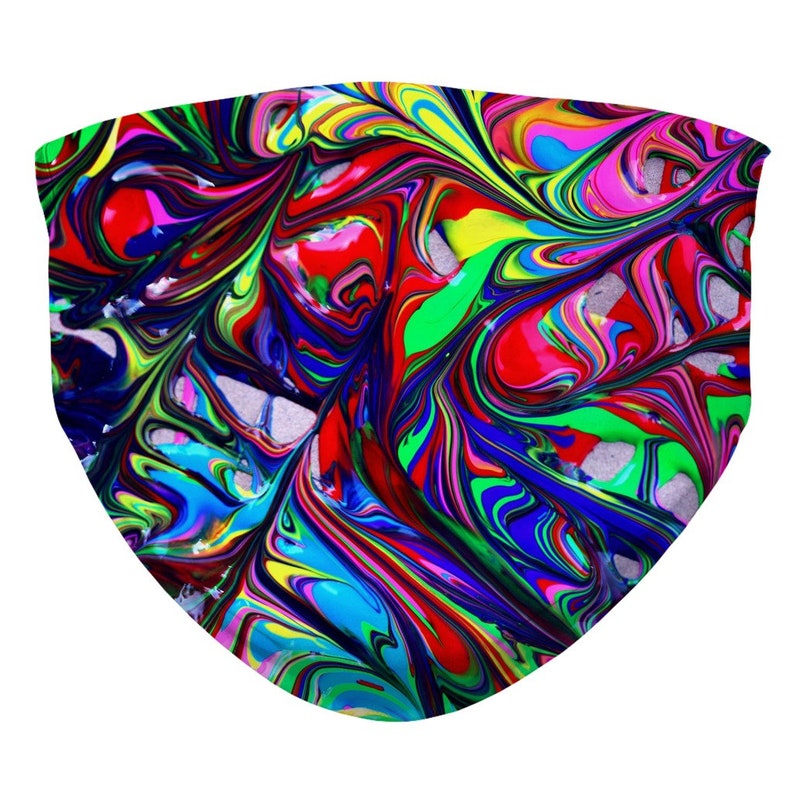 Abstract art Face Mask Etsy