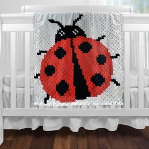 C2C Baby Blanket Pattern / Corner to Corner / C2C Ladybird / C2C Graph / C2C Graphgan / C2C Crochet Blanket / C2C Patterns