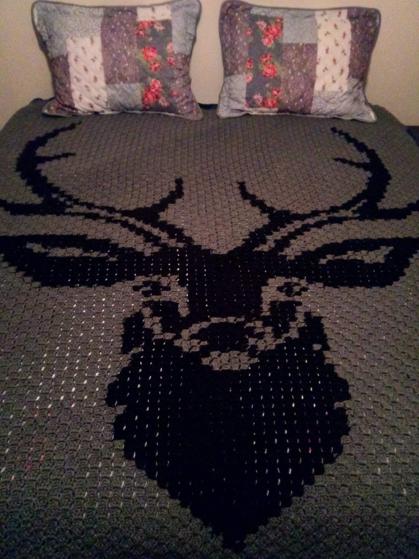 C2C Deer Head Crochet Pattern / C2C Graphs / Corner to Corner Etsy