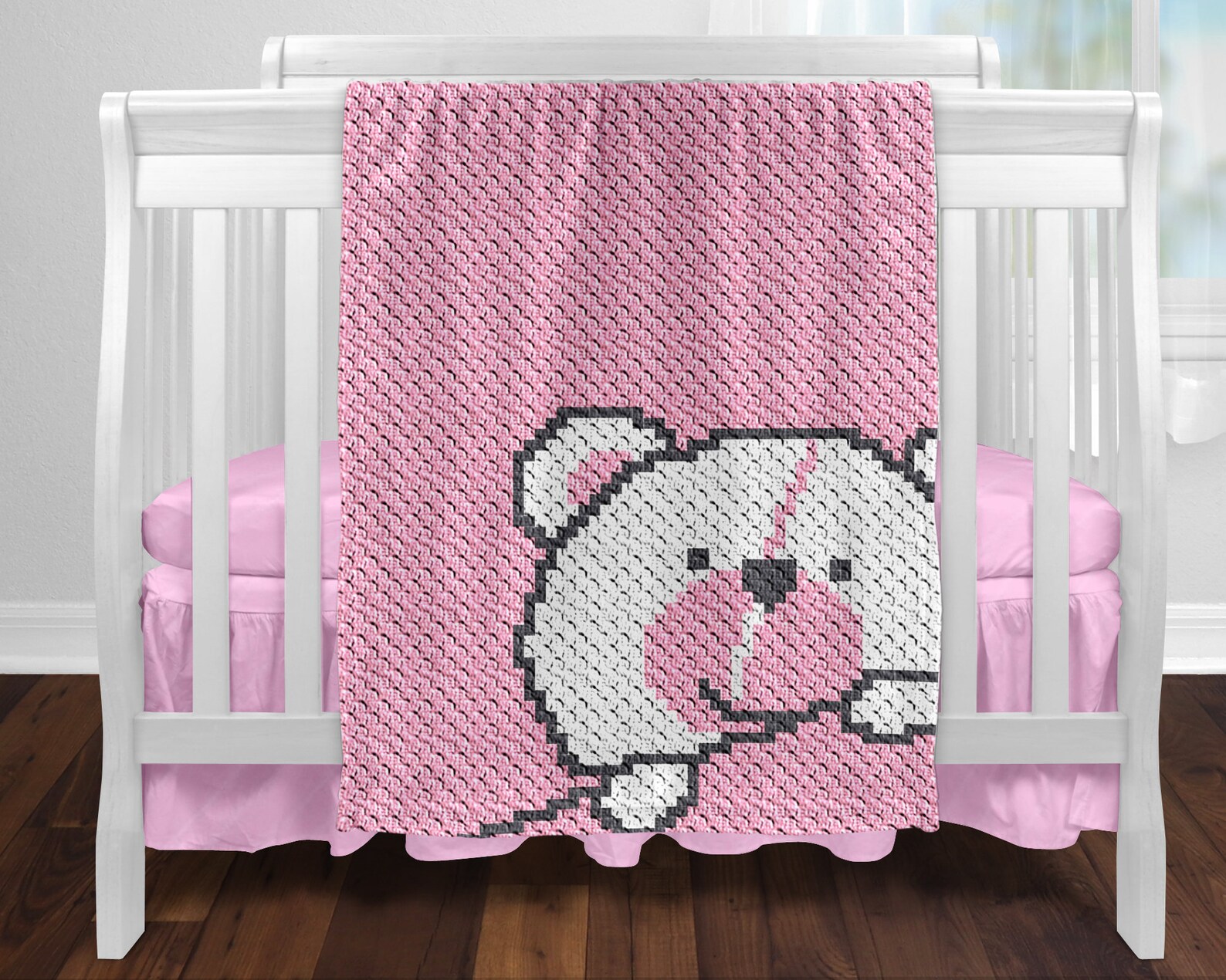 C2C Teddy Bear Baby Blanket Crochet Pattern / Corner to Corner Etsy UK
