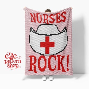 MINI C2C Nurse Crochet Pattern / C2C Emergency Service / C2C Written Pattern