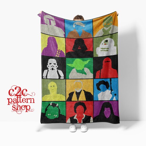 Star Wars Blanket Crochet Pattern Etsy