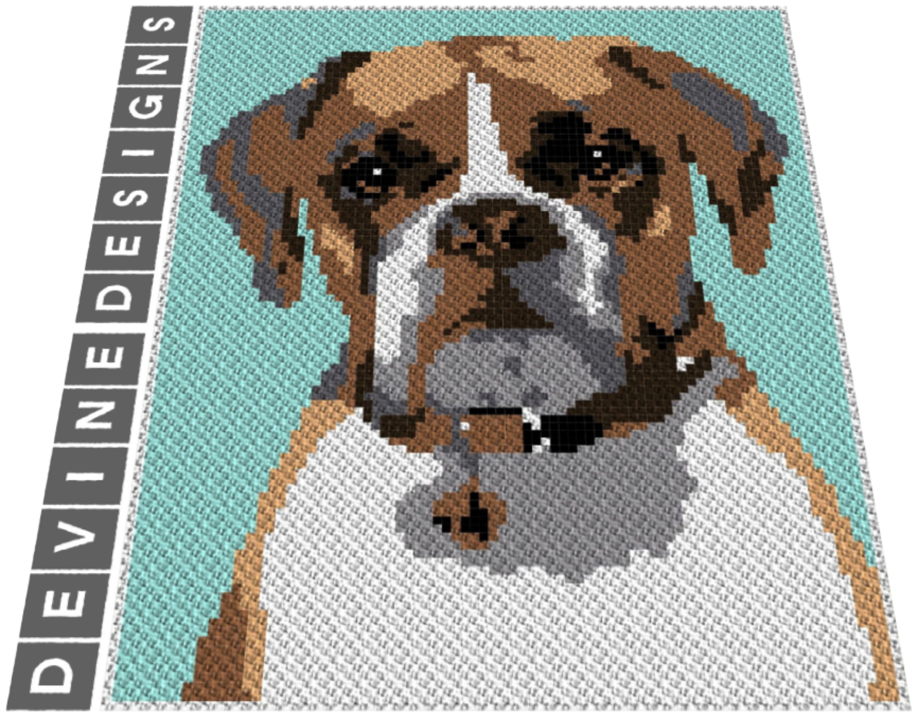 C2C Dog Afghan Pattern Corner to Corner C2C Crochet Etsy