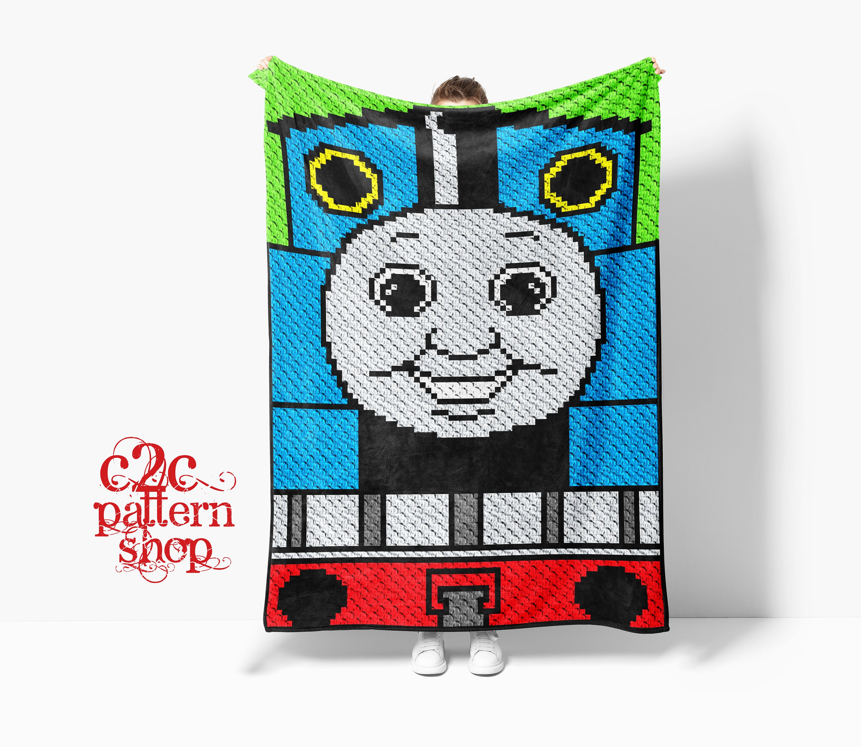 C2C Thomas the Tank Engine Train Crochet Pattern With Color Etsy