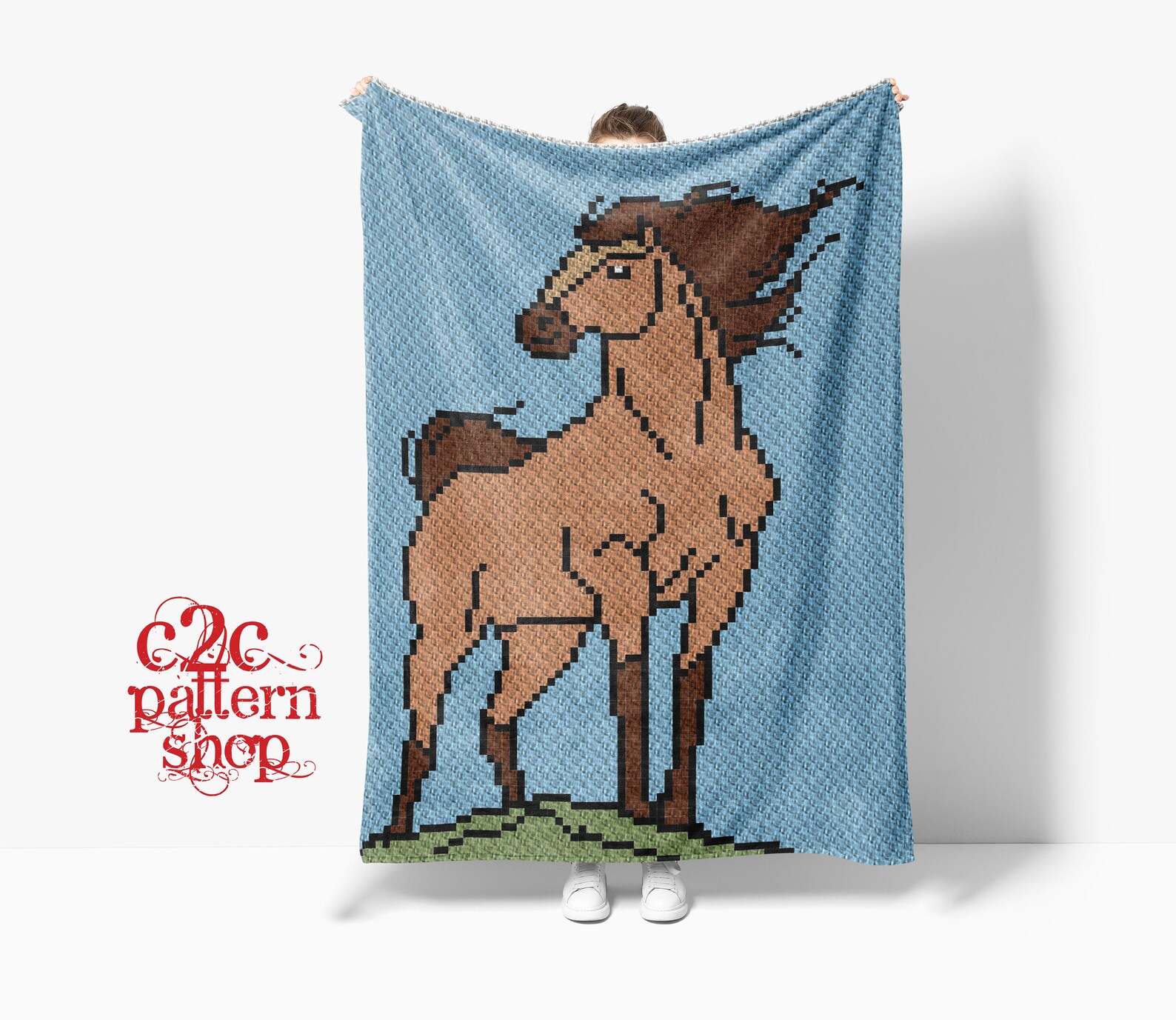 C2C Horse Crochet Pattern / Horse Afghan Etsy Canada