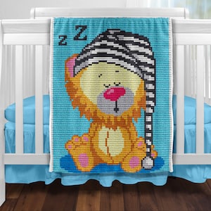 SC Single Crochet Baby Bear Graphgan Pattern / Single Crochet Pattern / Tunisian Graph / TSS Crochet Pattern / SC Crochet Pattern / c2c