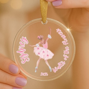 Waltz of the Flowers Ornament, Dew Drop, Sugar Plum Fairy Ornament, Nutcracker Ornament, Ballet Dancer, Christmas Eve Box, Stocking Filler