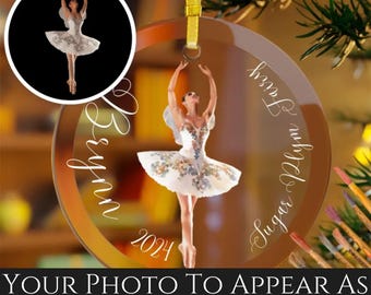 Dew Drop Ornament, Sugar Plum Fairy Ornament, Nutcracker Ornament, Ballet Dancer Xmas Eve Box, Stocking Filler, Keepsake Vintage