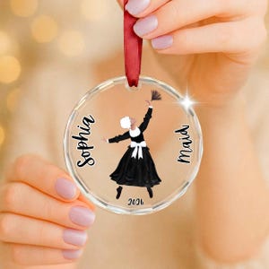 Maid Nutcracker Ornament For Housemaid Ornament Attendant Nutcracker Gift For Chambermaid The Nutcracker Servant Glass Ornament Christmas