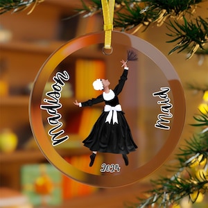 Maid Nutcracker Ornament For Housemaid Ornament Attendant Nutcracker Gift For Chambermaid The Nutcracker Servant Glass Ornament Christmas