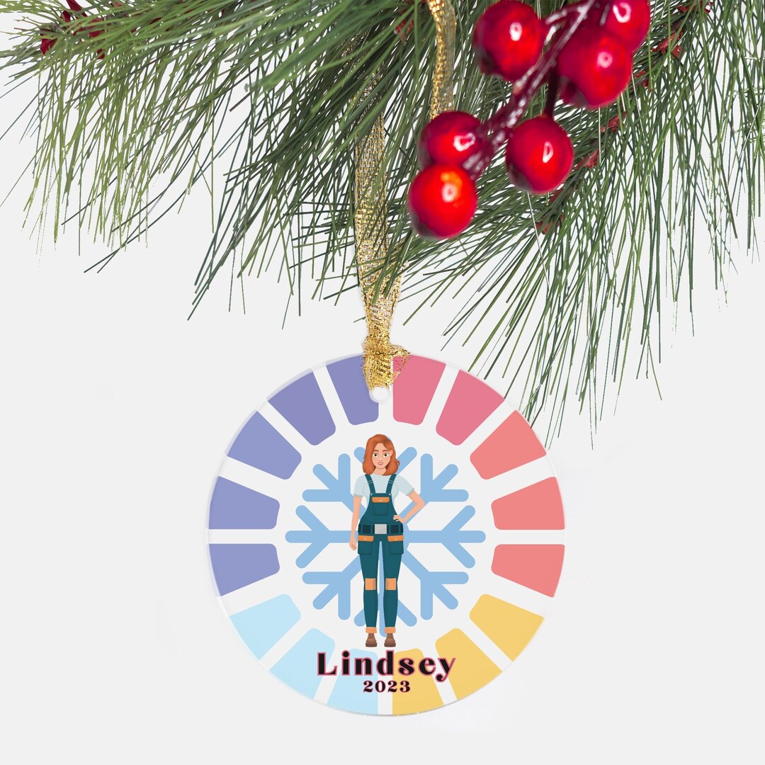 HVAC Ornament, Sto King Stuffers, Hvac Lady, Hvac Gift, Hvac Present