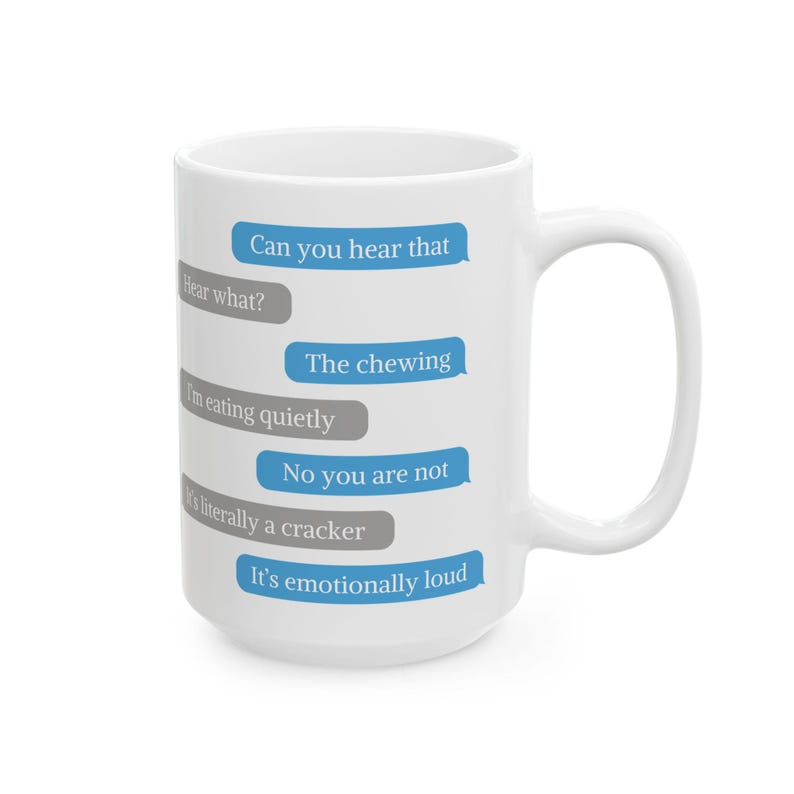 Misophonia Gift Coffee Mug for Loud Eaters Birthday Gift for Sensitive ...