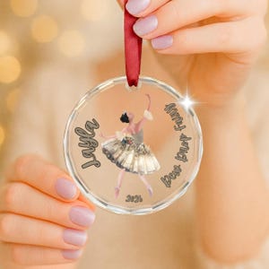 Dew Drop Ornament, Sugar Plum Fairy Ornament, Nutcracker Ornament, Ballet Dancer Christmas Eve Box, Stocking Filler, Keepsake Vintage