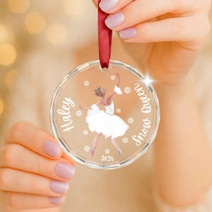 Snow Queen Ornament, Dew Drop, Sugar Plum Fairy, Nutcracker Ornament, Ballet Dancer Christmas Eve Box, Stocking Filler, Keepsake Vintage