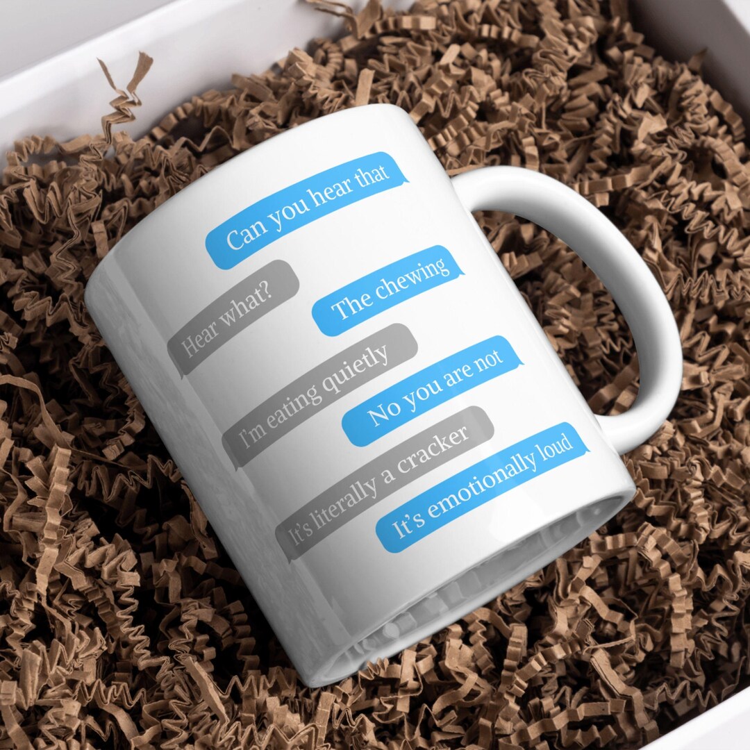 Misophonia Gift Coffee Mug for Loud Eaters Birthday Gift for Sensitive ...