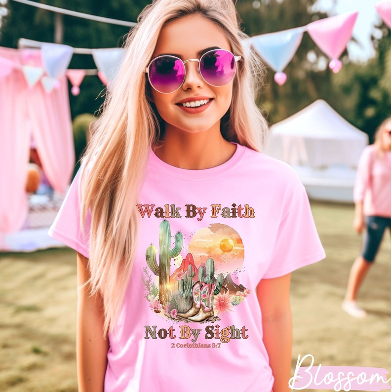 Walk by Faith Not by Sight Shirt 2 Corinthians 5 7 Approved - Etsy