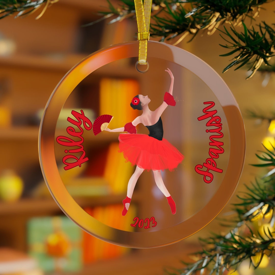 Spanish Dancer Ornament, Dew Drop, Sugar Plum Fairy Ornament